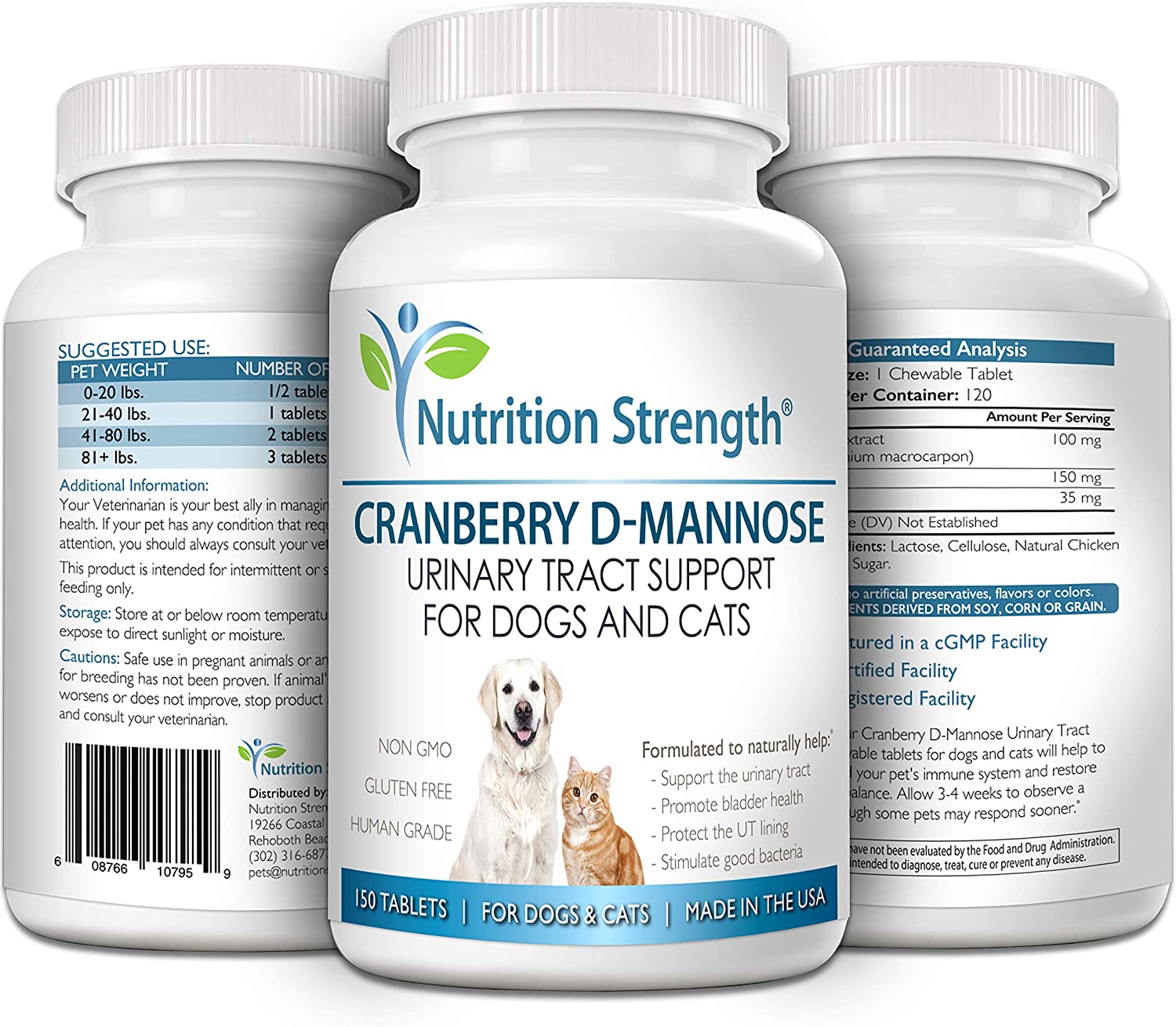 Nutrition Strength Cranberry for Dogs and Cats