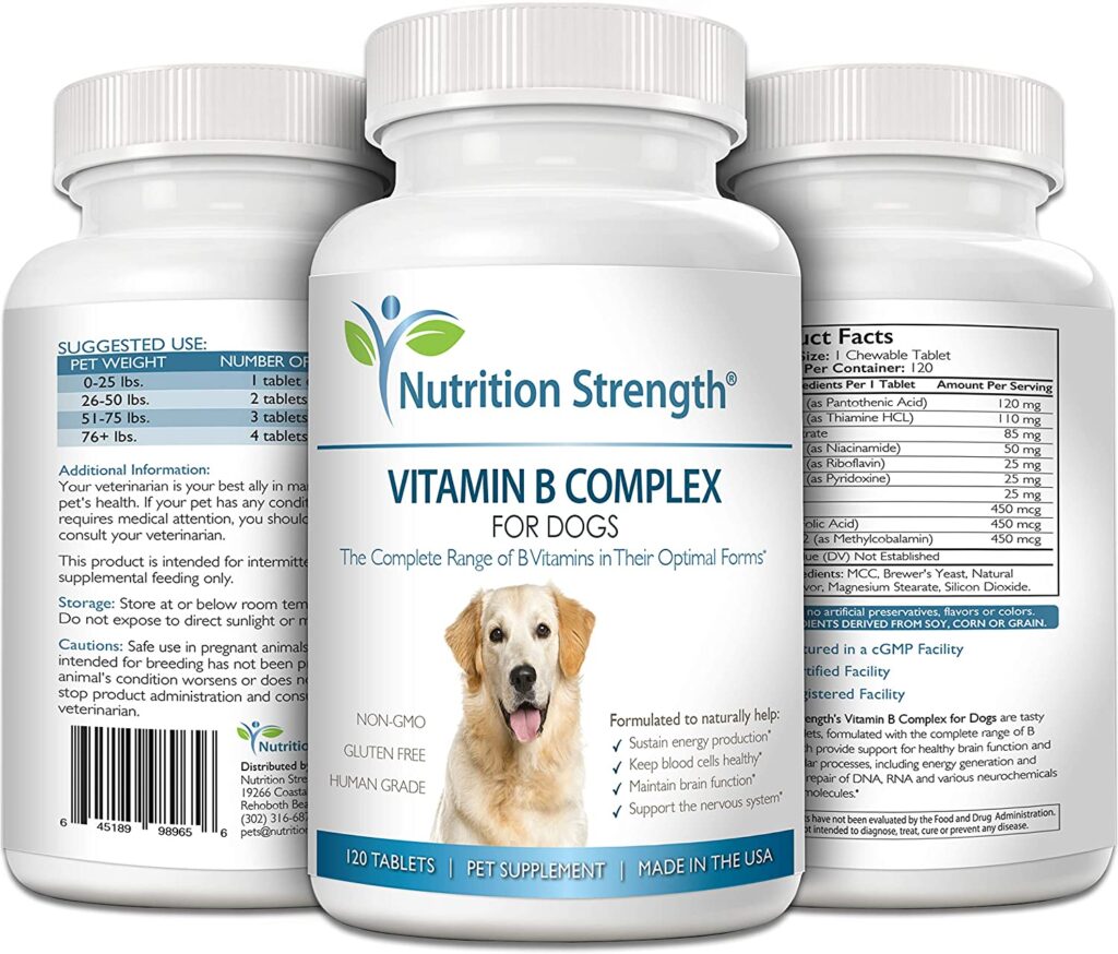 Nutrition Strength Vitamin B for Dogs