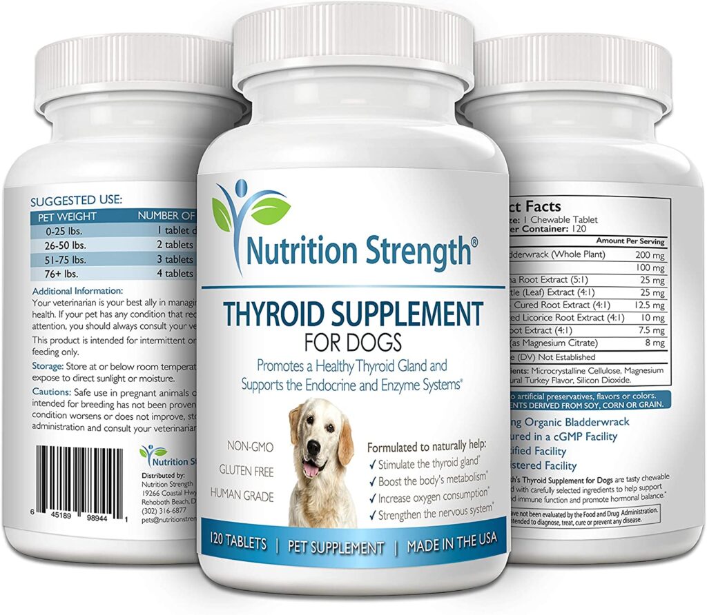 Nutrition Strength Thyroid Supplement for Dogs