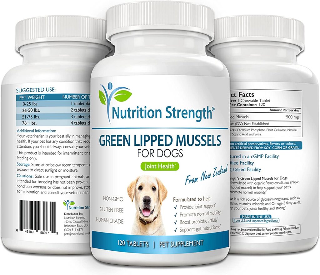 Nutrition Strength Green Lipped Mussels for Dogs